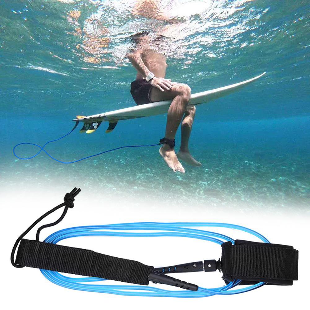 مستقيم لوح التزلج المقود سوبر  - مراجعة Surfboard Leash Ankle وسعره