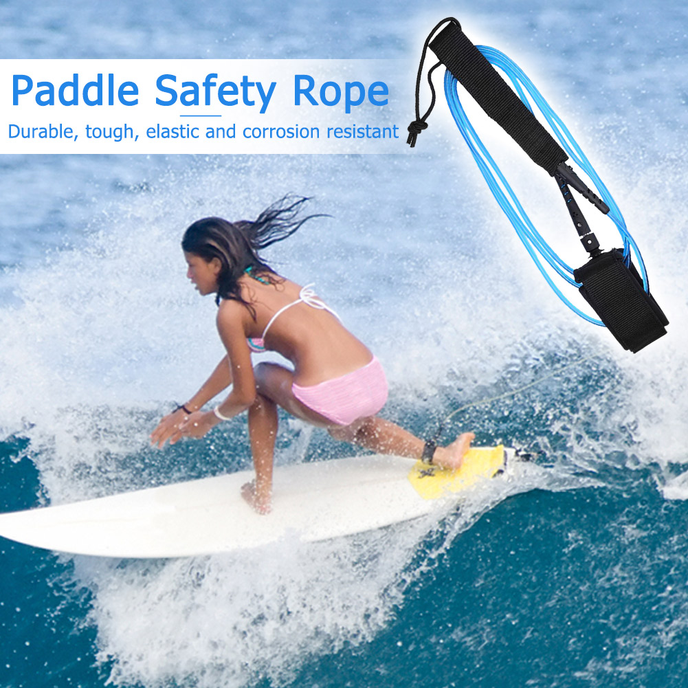 مستقيم لوح التزلج المقود سوبر  - مراجعة Surfboard Leash Ankle وسعره