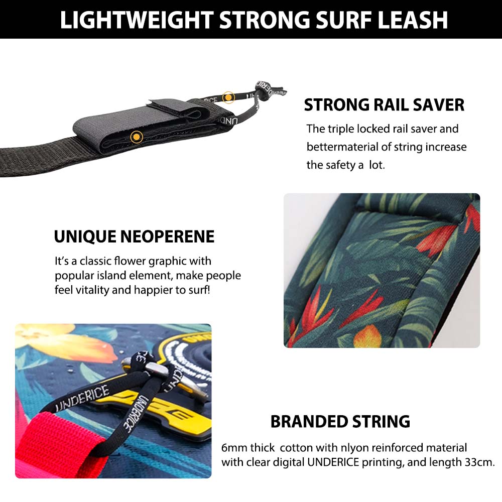 حبل ربط للوح التجديف (SUP) بسم - مراجعة Surfboard Leash Ankle وسعره