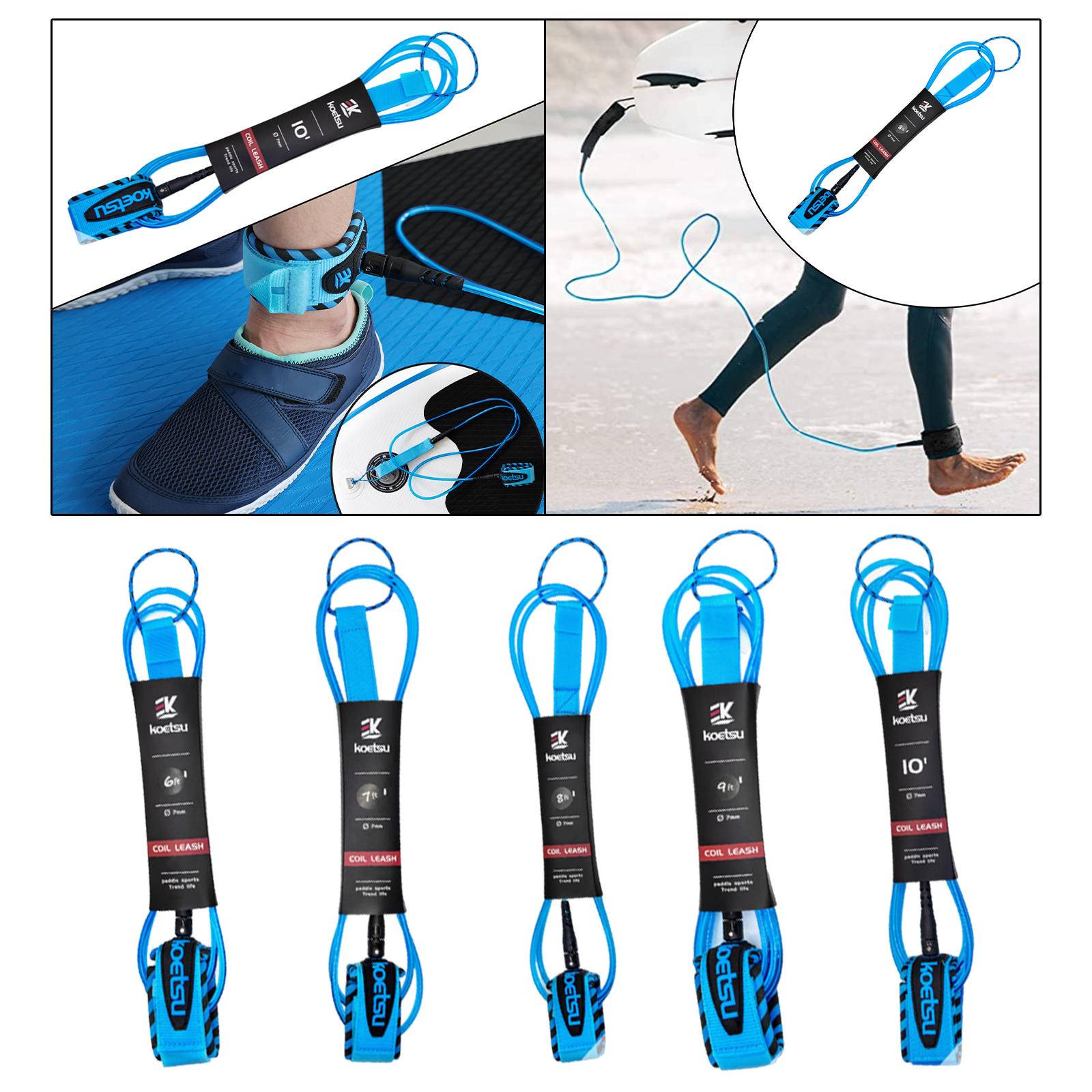 مقود لوح التزلج المحمول لوح ال - مراجعة Surfboard Leash Ankle وسعره