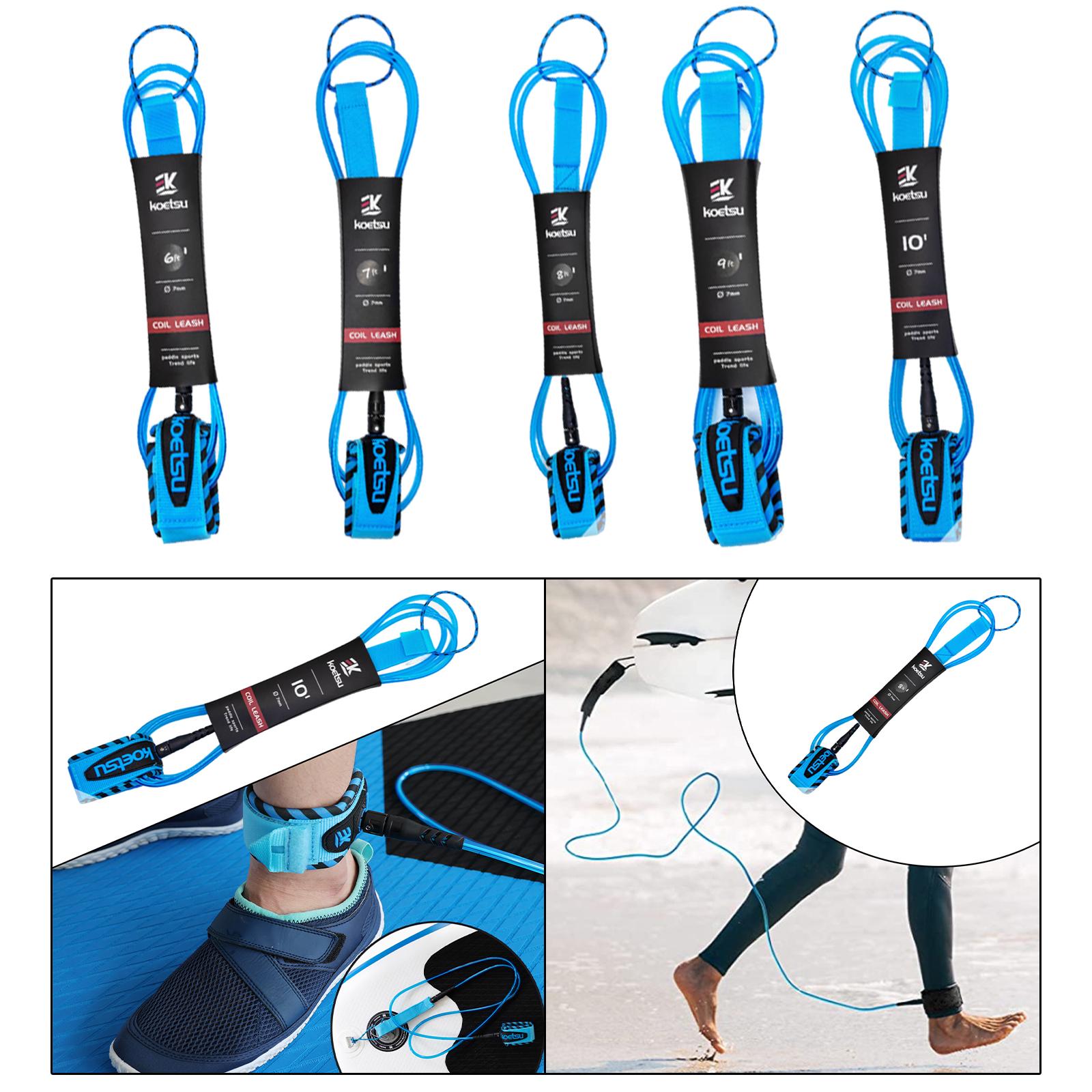 مقود لوح التزلج المحمول لوح ال - مراجعة Surfboard Leash Ankle وسعره