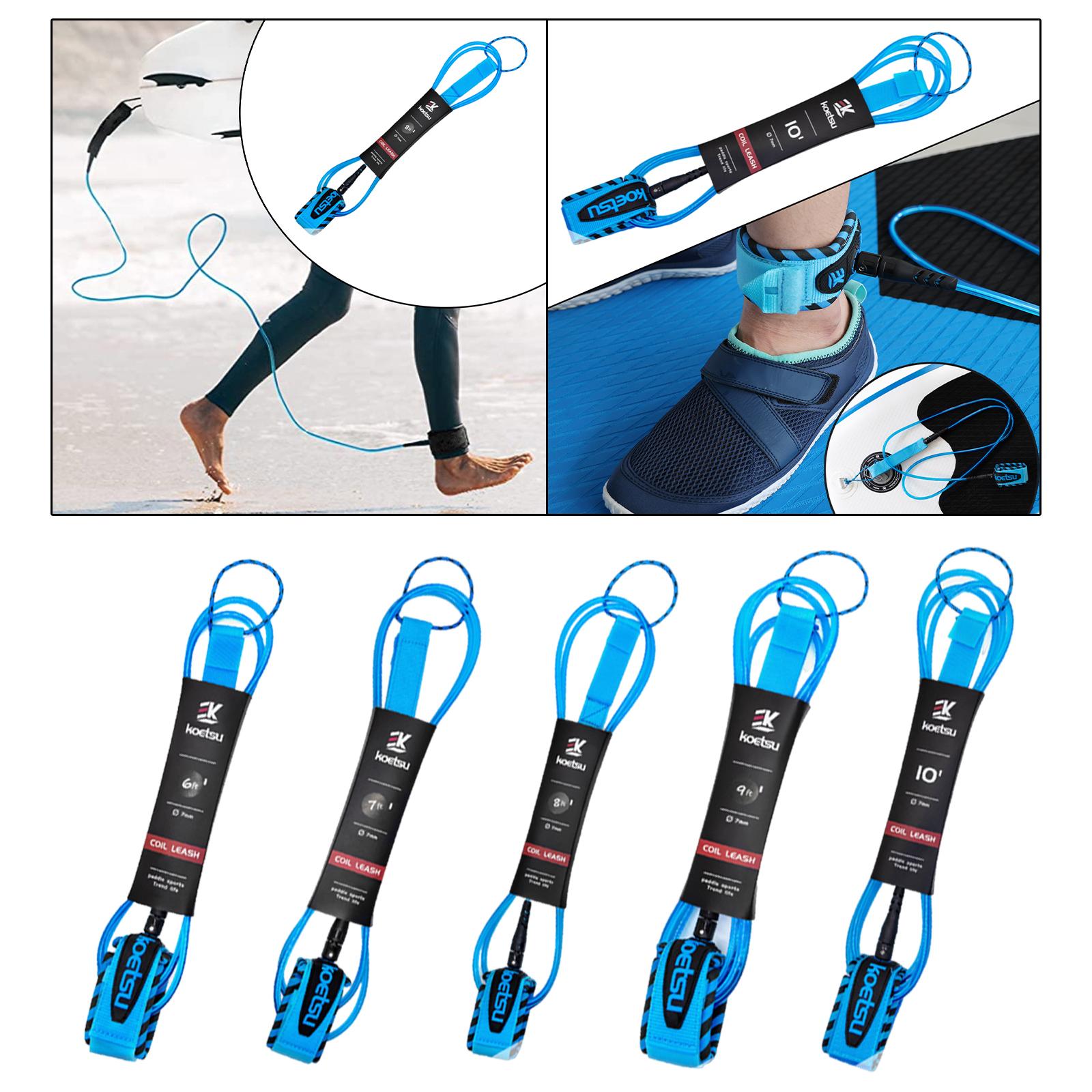 مقود لوح التزلج المحمول لوح ال - مراجعة Surfboard Leash Ankle وسعره
