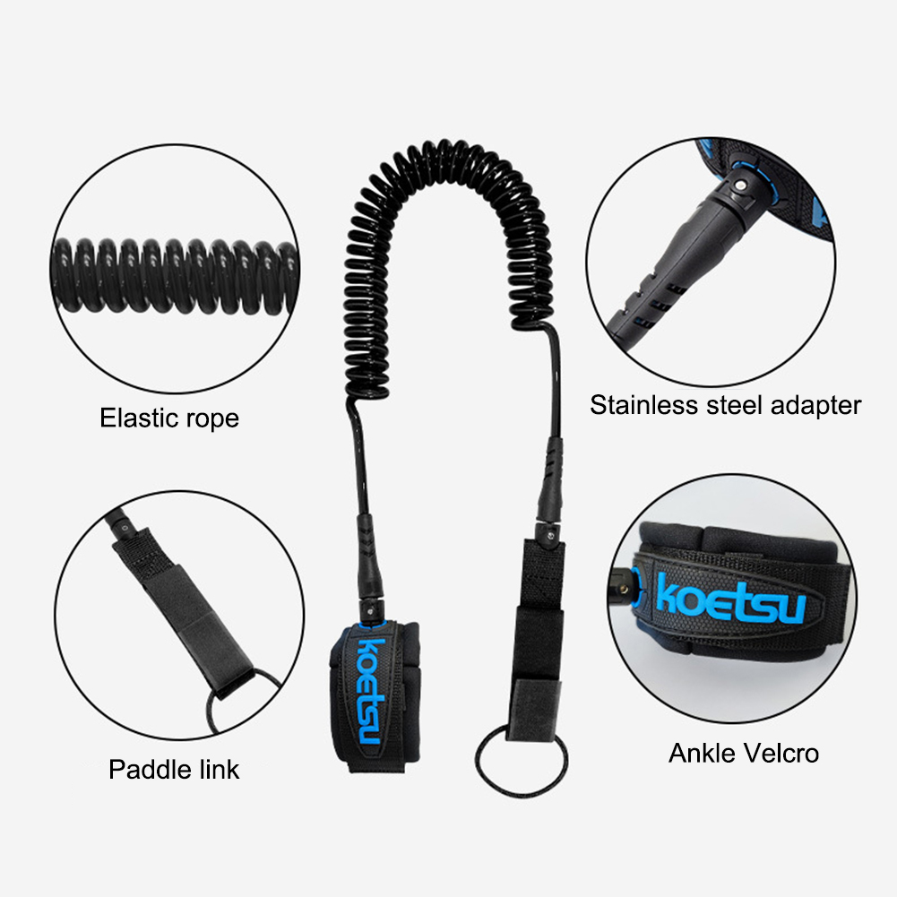 حبل أمان للكاحل للوح ركوب الأم - مراجعة Surfboard Leash Ankle وسعره